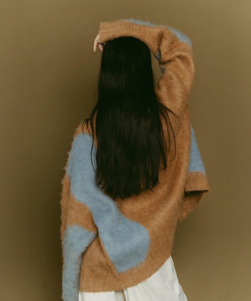 accent mohair cardigan(unisex)（カーディガン/ボレロ）｜Knuth Marf