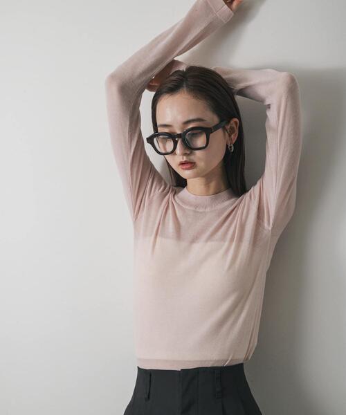 セール】シアーハイネックセーター（ニット/セーター）｜SENSE OF