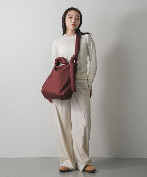 SENSE OF PLACE by URBAN RESEARCH（センスオブプレイスバイアーバンリサーチ）の「シアーハイネックセーター（ニット/セーター・レディース・チャコールグレー/アイボリー/ピンク・ONE）」の10枚目の写真