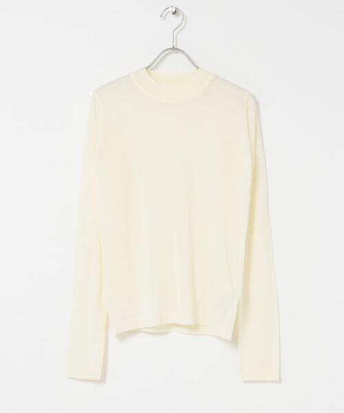 SENSE OF PLACE by URBAN RESEARCH（センスオブプレイスバイアーバンリサーチ）の「シアーハイネックセーター（ニット/セーター・レディース・チャコールグレー/アイボリー/ピンク・ONE）」の11枚目の写真