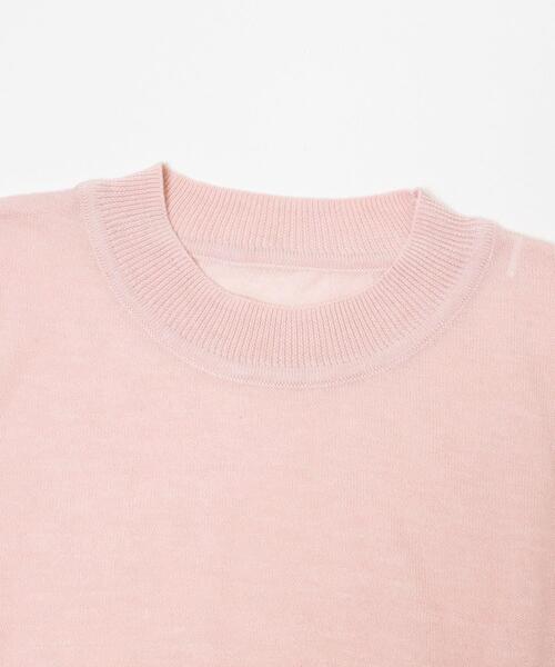 SENSE OF PLACE by URBAN RESEARCH（センスオブプレイスバイアーバンリサーチ）の「シアーハイネックセーター（ニット/セーター・レディース・チャコールグレー/アイボリー/ピンク・ONE）」の19枚目の写真