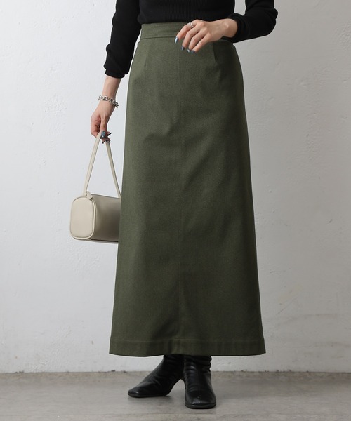 COLONY 2139（コロニートゥーワンスリーナイン）の「ナロースカート（スカート・レディース・チャコールグレー/ブラック/カーキ・FREE）」の3枚目の写真