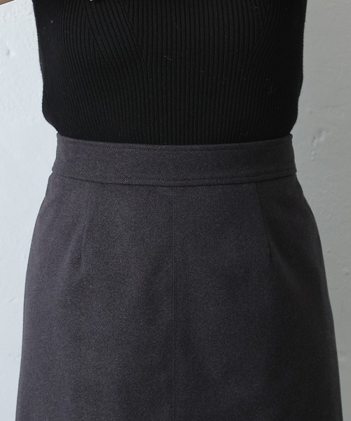 COLONY 2139（コロニートゥーワンスリーナイン）の「ナロースカート（スカート・レディース・チャコールグレー/ブラック/カーキ・FREE）」の6枚目の写真