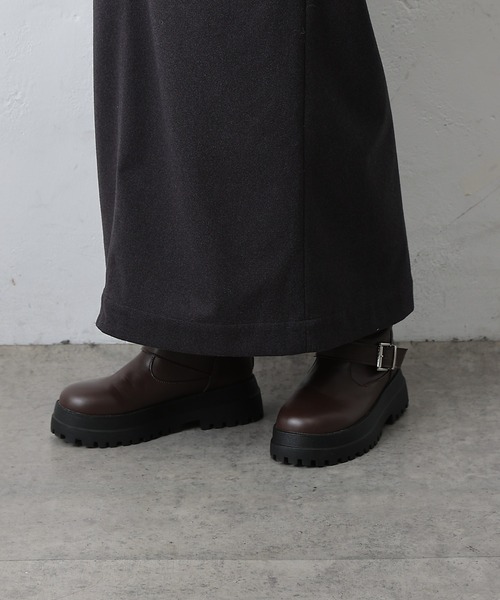 COLONY 2139（コロニートゥーワンスリーナイン）の「ナロースカート（スカート・レディース・チャコールグレー/ブラック/カーキ・FREE）」の8枚目の写真