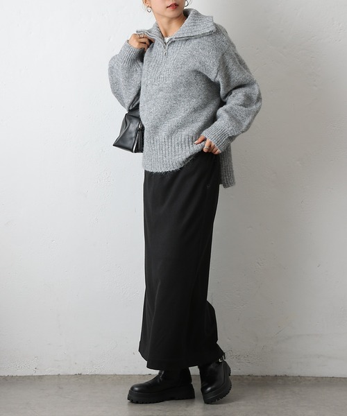 COLONY 2139（コロニートゥーワンスリーナイン）の「ナロースカート（スカート・レディース・チャコールグレー/ブラック/カーキ・FREE）」の15枚目の写真