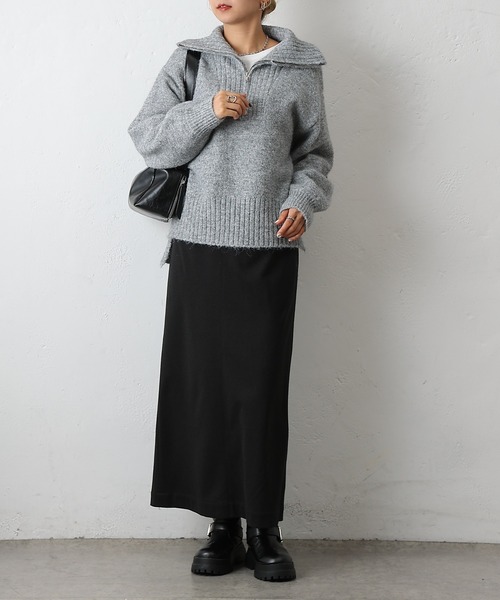 COLONY 2139（コロニートゥーワンスリーナイン）の「ナロースカート（スカート・レディース・チャコールグレー/ブラック/カーキ・FREE）」の14枚目の写真