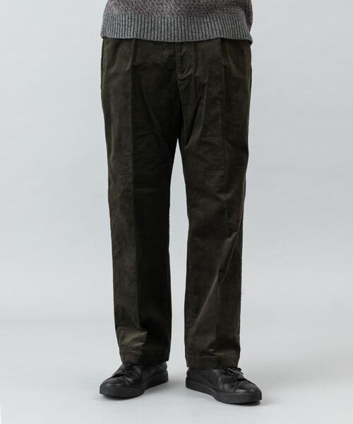 URBAN RESEARCH ROSSO MEN（アーバンリサーチロッソメン）の「『XLサイズあり』ストレッチコーデュロイ1タックワイドスラックス（その他パンツ・メンズ・モカ/カーキ/ブラック・X-LARGE/LARGE/MEDIUM）」の3枚目の写真