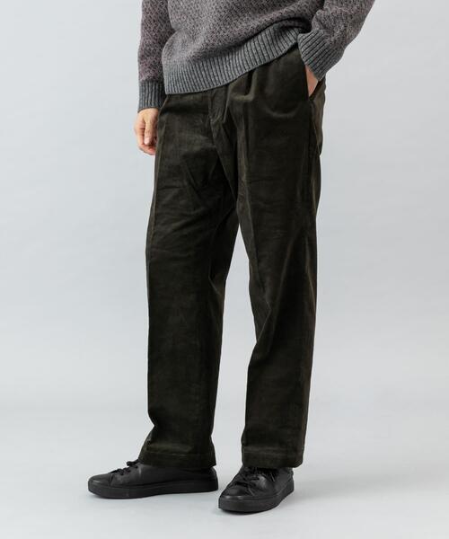URBAN RESEARCH ROSSO MEN（アーバンリサーチロッソメン）の「『XLサイズあり』ストレッチコーデュロイ1タックワイドスラックス（その他パンツ・メンズ・モカ/カーキ/ブラック・X-LARGE/LARGE/MEDIUM）」の4枚目の写真