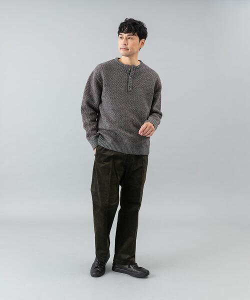 URBAN RESEARCH ROSSO MEN（アーバンリサーチロッソメン）の「『XLサイズあり』ストレッチコーデュロイ1タックワイドスラックス（その他パンツ・メンズ・モカ/カーキ/ブラック・X-LARGE/LARGE/MEDIUM）」の6枚目の写真