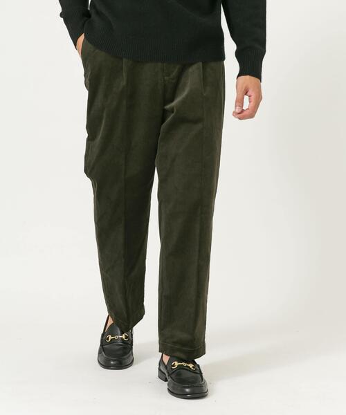 URBAN RESEARCH ROSSO MEN（アーバンリサーチロッソメン）の「『XLサイズあり』ストレッチコーデュロイ1タックワイドスラックス（その他パンツ・メンズ・モカ/カーキ/ブラック・X-LARGE/LARGE/MEDIUM）」の7枚目の写真