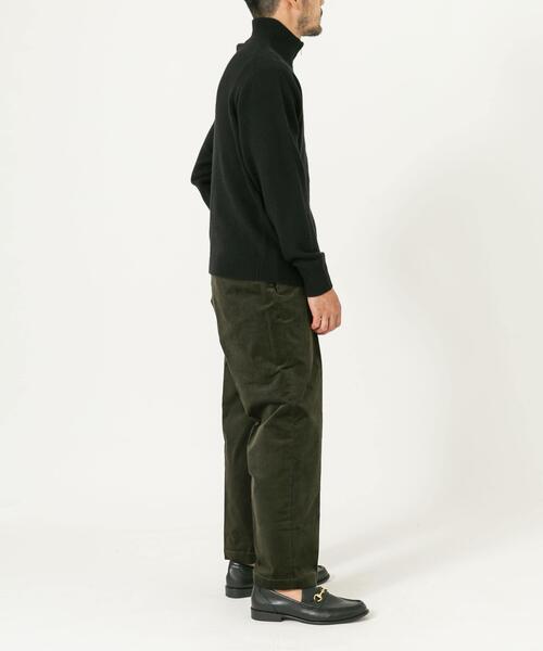 URBAN RESEARCH ROSSO MEN（アーバンリサーチロッソメン）の「『XLサイズあり』ストレッチコーデュロイ1タックワイドスラックス（その他パンツ・メンズ・モカ/カーキ/ブラック・X-LARGE/LARGE/MEDIUM）」の10枚目の写真