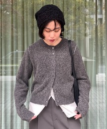 Henon.（ヘノン）の「LAYEREDE CARDIGAN（ニット/セーター）」
