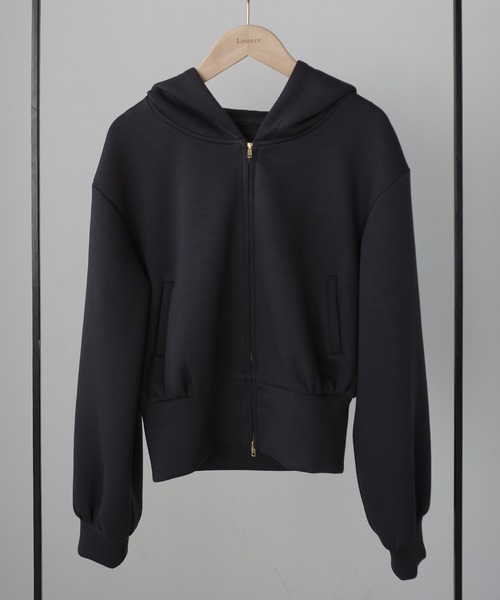 Louere（ルエレ）の「ポンチショートパーカー+スリットマーメイドスカートSET（セットアップ・レディース・ブラウン/チャコール/ネイビー/ブラック/アイボリー・SMALL/MEDIUM/LARGE/X-LARGE）」の21枚目の写真