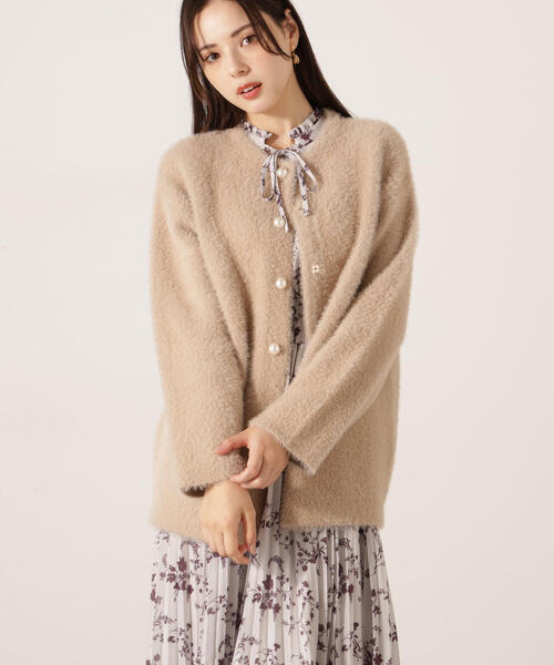 PROPORTION BODY DRESSING（プロポーションボディドレッシング）の「花柄プリーツワンピース / 1215240113（ワンピース・レディース・ブラック系その他/ワイン・MEDIUM/P/S）」の9枚目の写真