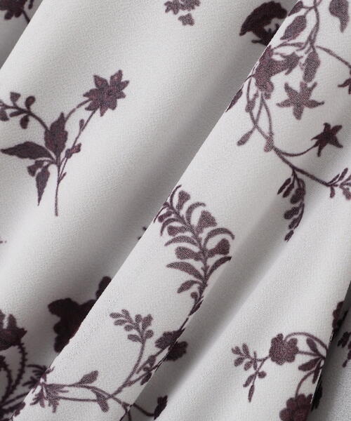 PROPORTION BODY DRESSING（プロポーションボディドレッシング）の「花柄プリーツワンピース / 1215240113（ワンピース・レディース・ブラック系その他/ワイン・MEDIUM/P/S）」の13枚目の写真