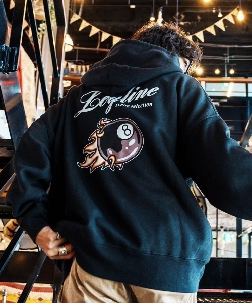 ARCHIVER(アーカイバ)の「【Bz】【Leyline】8ball logo parka(パーカー・メンズ・ホワイト/ベージュ/ブラック・LARGE/X-LARGE)」の2枚目の写真