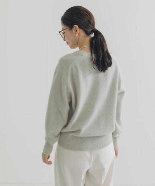 URBAN RESEARCH（アーバンリサーチ）の「FOX混ラメニット（ニット/セーター・レディース・グリーン系その他/ライトグレー/チャコールグレー・FREE）」の6枚目の写真