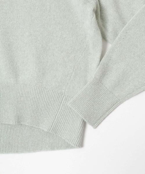 URBAN RESEARCH（アーバンリサーチ）の「FOX混ラメニット（ニット/セーター・レディース・グリーン系その他/ライトグレー/チャコールグレー・FREE）」の22枚目の写真