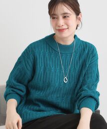 SHOO・LA・RUE | 【洗える／毛玉レス】シンプルケーブル柄ニット(ニット/セーター)