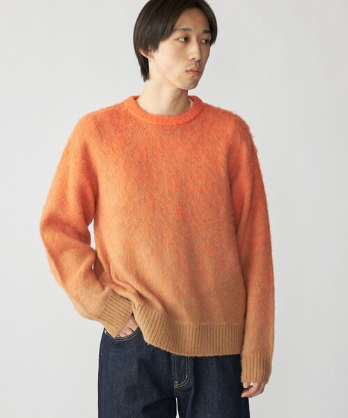 City Ambient Products(シティアンビエントプロダクツ)の「City Ambient Products: グラデーション シャギー クルーネック ニット(ニット/セーター・メンズ・クリアレッド/オリーブ/ライトブルー・SMALL/MEDIUM/LARGE)」の22枚目の写真