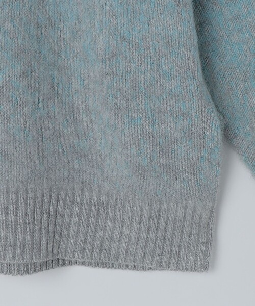 City Ambient Products(シティアンビエントプロダクツ)の「City Ambient Products: グラデーション シャギー クルーネック ニット(ニット/セーター・メンズ・クリアレッド/オリーブ/ライトブルー・SMALL/MEDIUM/LARGE)」の8枚目の写真
