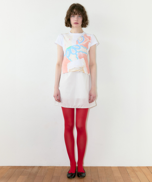 SINOON(シヌーン)の「Big Pony Toy Puff T-Shirt (White)(Tシャツ/カットソー・レディース・ホワイト・SMALL/MEDIUM)」の2枚目の写真