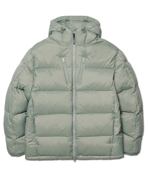 EMBER HOODED DUCK DOWN - PALE KHAKI