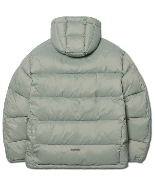 NOMANUAL（NOMANUAL）の「EMBER HOODED DUCK DOWN - PALE KHAKI（ダウンジャケット/コート・レディース・その他・SMALL/MEDIUM/LARGE/X-LARGE）」の2枚目の写真