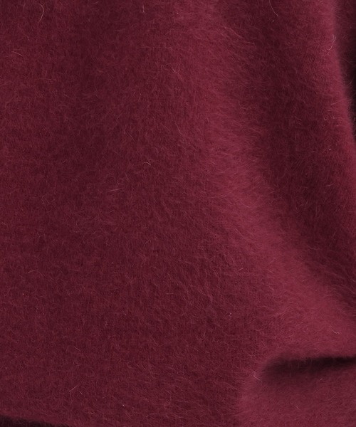 Andemiu（アンデミュウ）の「【洗える】CNラクーンコンオフショルニット491270（ニット/セーター・レディース・オフホワイト/ブラック/ボルドー・FREE）」の11枚目の写真