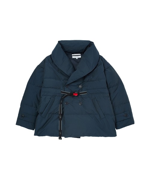 F/CE. (エフシーイー)の「(F/CE.)RECYCLE DOWN OVERLAY SHAL COLLAR COAT(ダウンジャケット/コート・レディース・ブラック/ネイビー・S)」の6枚目の写真