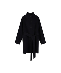 MUSINSA ネイビー ダッフルコート MUSINSA公式 | MUSINSA STANDARD ウールブレンドオーバーサイズ