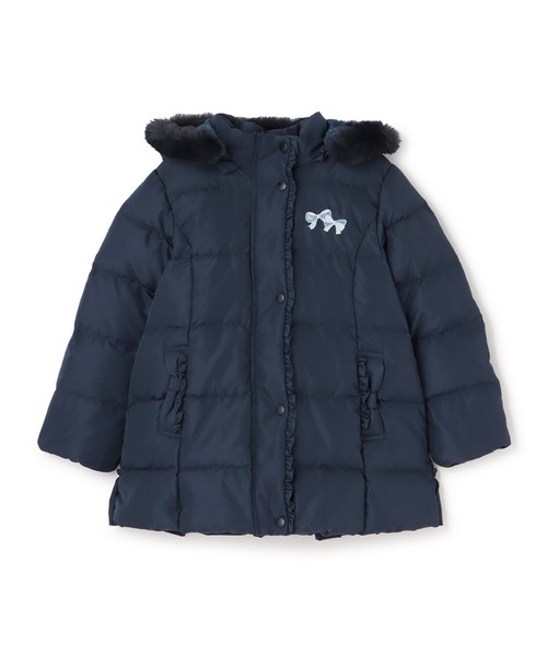 KP（ケーピー）の「ダウンコート（ダウンジャケット/コート・キッズ・ネイビー/ライトピンク・120cm/130cm/140cm/150cm/160cm）」の2枚目の写真