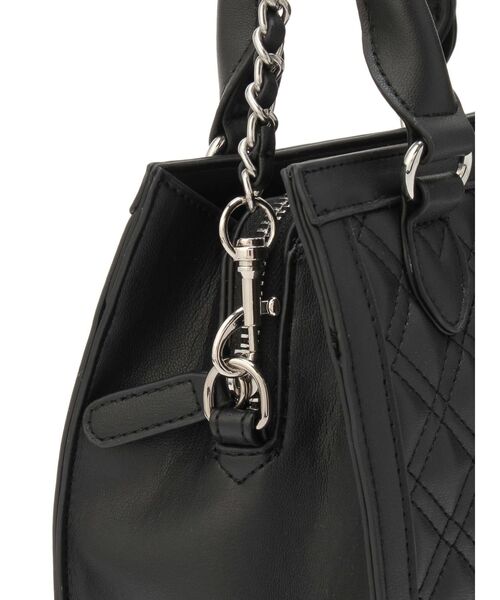 GYDA（ジェイダ）の「GGストーンキルティングBOX BAG（ショルダーバッグ・レディース・アイボリー/ブラック・FREE）」の13枚目の写真