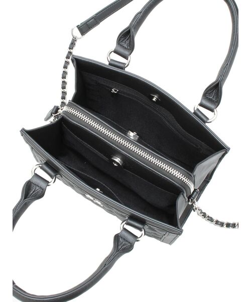 GYDA（ジェイダ）の「GGストーンキルティングBOX BAG（ショルダーバッグ・レディース・アイボリー/ブラック・FREE）」の14枚目の写真