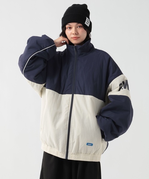 GEORGE'S(ジョージズ)の「キリカエZIPブルゾン(ブルゾン・メンズ・グレー系/ネイビー系・MEDIUM/LARGE)」の2枚目の写真