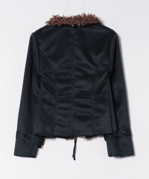 almo（アルモ）の「【LAMPOON】フェイクムートンリボンジャケット（その他アウター・レディース・モカ/ネイビー・SMALL/MEDIUM/LARGE）」の22枚目の写真