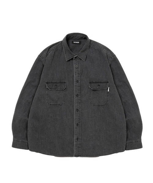 ROTTWEILER（ロットワイラー）の「R9 DENIM　SHIRT（シャツ/ブラウス・メンズ・ブラック/インディゴブルー・S/M/L/XL）」の3枚目の写真