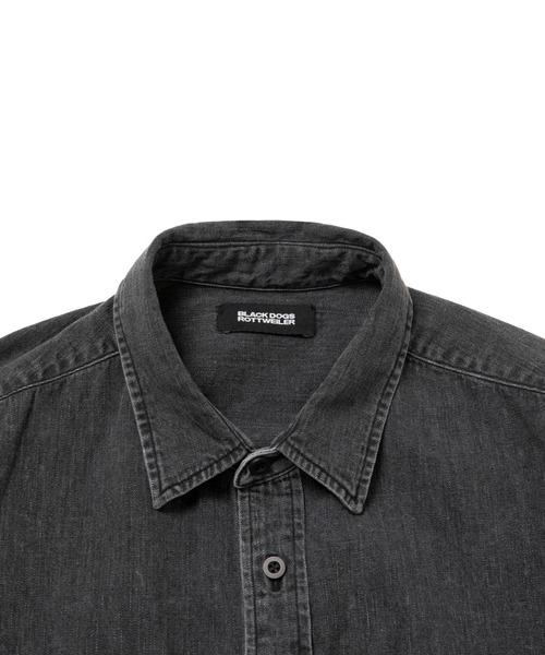ROTTWEILER（ロットワイラー）の「R9 DENIM　SHIRT（シャツ/ブラウス・メンズ・ブラック/インディゴブルー・S/M/L/XL）」の5枚目の写真