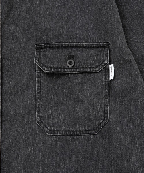 ROTTWEILER（ロットワイラー）の「R9 DENIM　SHIRT（シャツ/ブラウス・メンズ・ブラック/インディゴブルー・S/M/L/XL）」の6枚目の写真