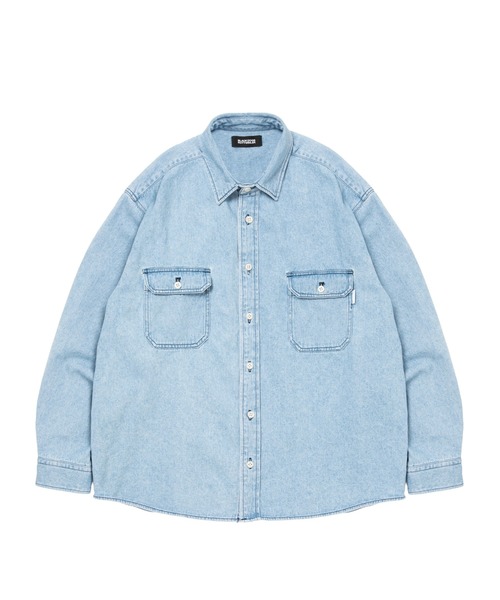 ROTTWEILER（ロットワイラー）の「R9 DENIM　SHIRT（シャツ/ブラウス・メンズ・ブラック/インディゴブルー・S/M/L/XL）」の7枚目の写真
