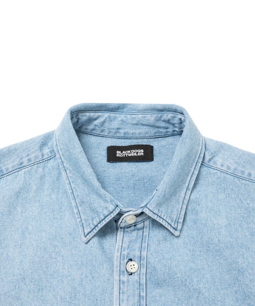 ROTTWEILER（ロットワイラー）の「R9 DENIM　SHIRT（シャツ/ブラウス・メンズ・ブラック/インディゴブルー・S/M/L/XL）」の9枚目の写真