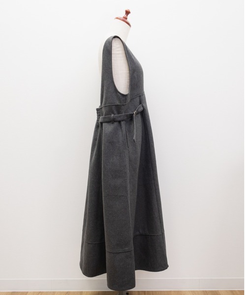 CLETTE(クレット)の「CLETTEオリジナルサイドベルトジャンスカワンピース(ワンピース・レディース・チャコールグレー/ブラック/ブラウン・LL/3L/4L)」の20枚目の写真