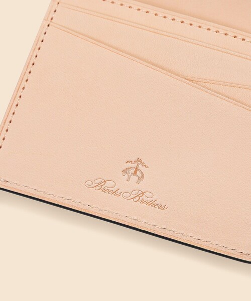 BROOKS BROTHERS（ブルックスブラザーズ）の「カウレザー　BB#1ストライプ　2フォールドウォレット（財布・メンズ・ブルー/ネイビー・ONE SIZE）」の7枚目の写真