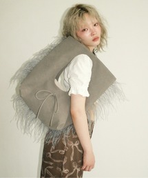 musubore（ムスボレ）の「jelly fish suede toe bag / フリンジスェードトートバッグ（トートバッグ）」