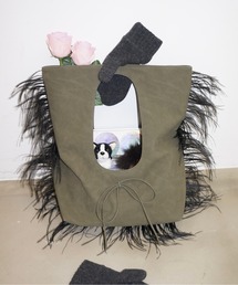 jelly fish suede toe bag / フリンジスェードトートバッグ