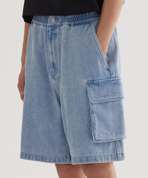 COVERNAT（カバーナット）の「デニムカーゴショーツライトブルー（その他パンツ・レディース・その他・X-SMALL/SMALL/MEDIUM/LARGE/X-LARGE/XX-LARGE）」の9枚目の写真