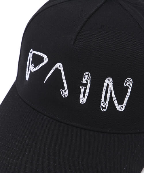 AZS TOKYO(アザストーキョー)の「AZS TOKYO/アザストウキョウ/”PAIN" CAP(キャップ・メンズ・ブラック・F)」の5枚目の写真
