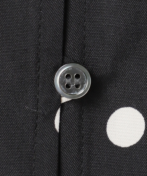 JOURNAL STANDARD relume（ジャーナルスタンダード　レリューム）の「《WEB限定》ドットプリントピンタックブラウス（シャツ/ブラウス・レディース・ブラック・FREE）」の2枚目の写真