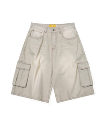 MAINBOOTH（メインブース）の「Vintage Cargo Denim Shorts(GRAY)（その他パンツ）」