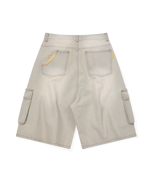 MAINBOOTH(メインブース)の「Vintage Cargo Denim Shorts(GRAY)(その他パンツ・レディース・その他・2/3/1)」の19枚目の写真
